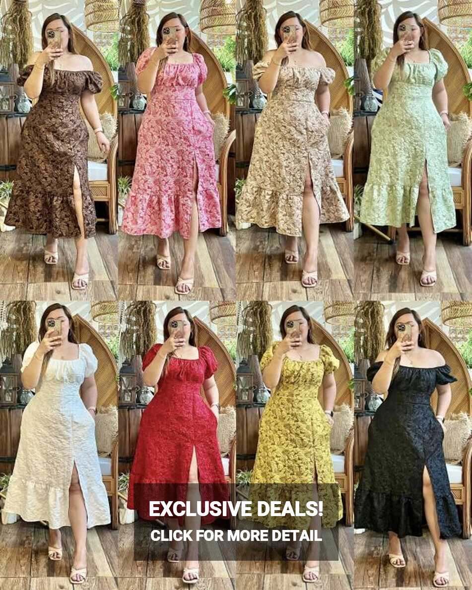 ELIZA PLUS SIZE MAXI DRESS[INF] ladies women formal dress casual ...