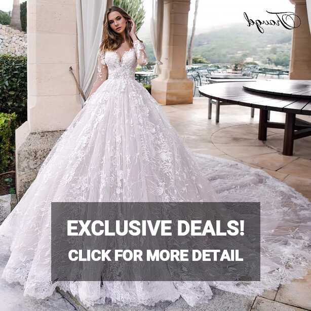 Elegant Lace Rosa Clara Wedding Dresses With Long Sleeves And ...