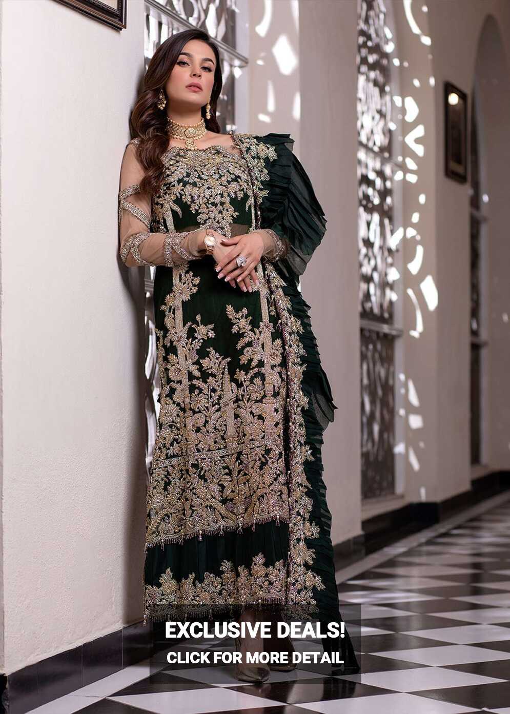 Elegant Pakistani Designer Party Wear Suit – krazy kolours