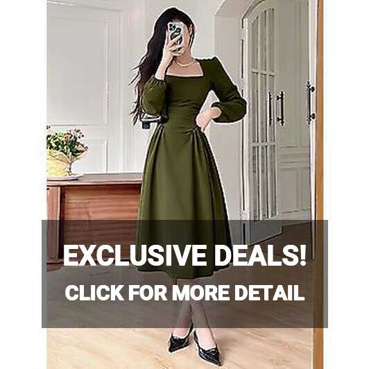 Elegant Party Dresses For Women 2023 Women&#39;s Spring Puff Sleeve ...