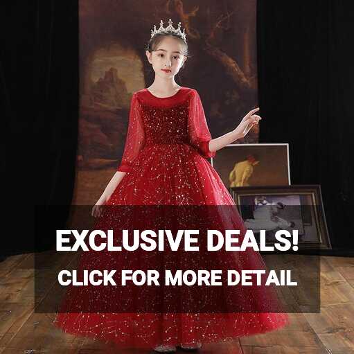 Elegant Princess Dress for Girls Ages 2-12 | A line gown, Princess ...