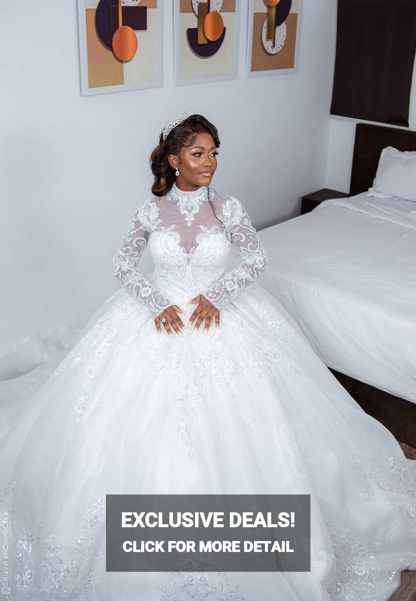 Elegant Turtleneck Ball Gown | Hadassah Bridal House