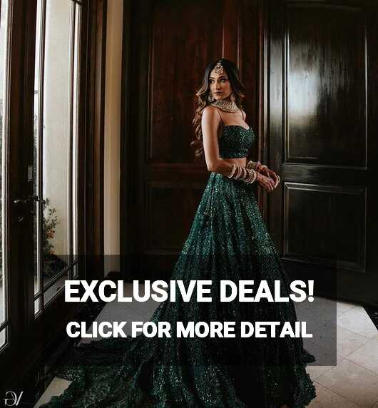 Emerald Green Outfits Are The New Pick For Wedding Festivities