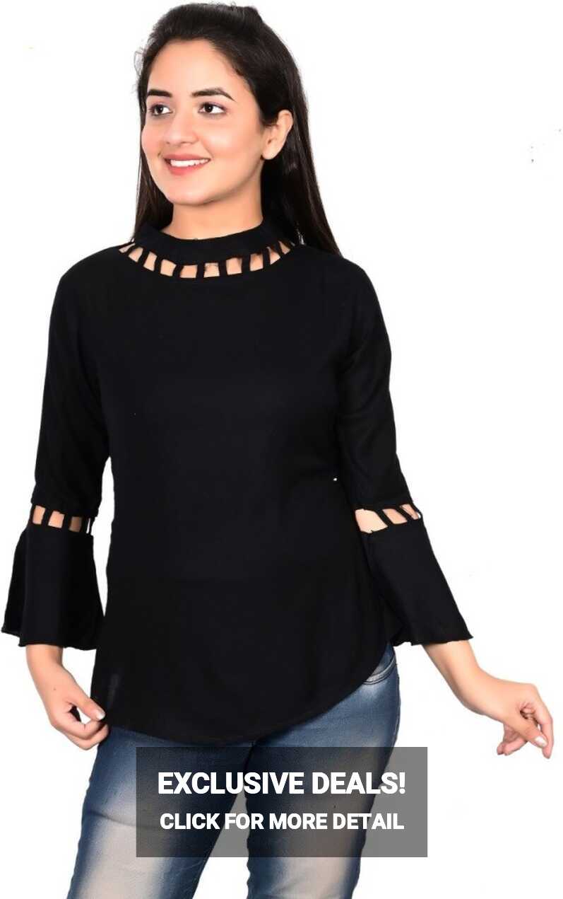 Espan hub Girls Casual Cotton Blend Top Price in India - Buy Espan ...