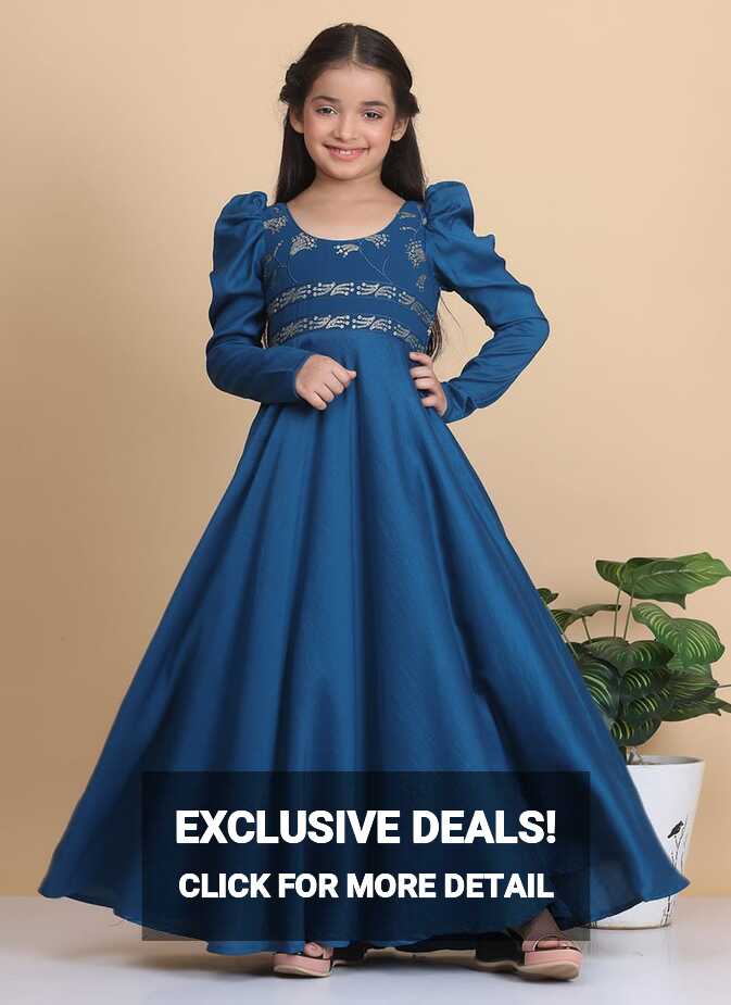 Ethnic fashion online - Party Wear kids Kids Girls Indo Western