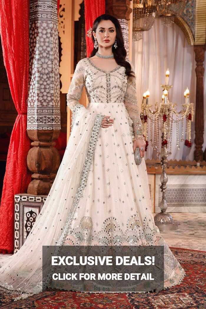 FW- Maria B Mbroidered – BD 2502 Custom Stitched Woman Wedding ...