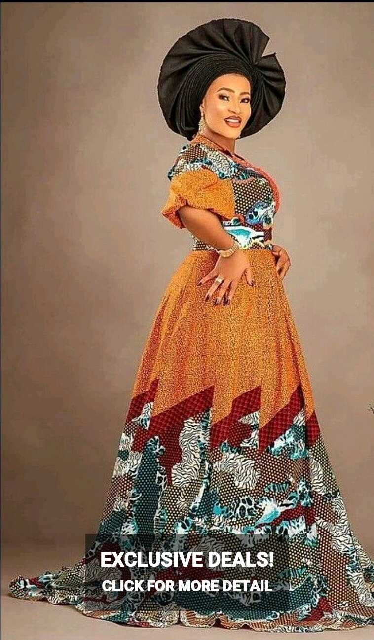 Fabulous African Print Dresses For Single And Matured Ladies ...