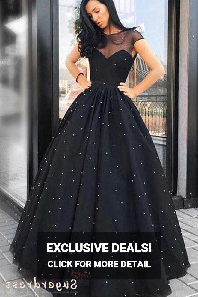 Fabulous Stunning And Elegant Stylish Black Evening Gown