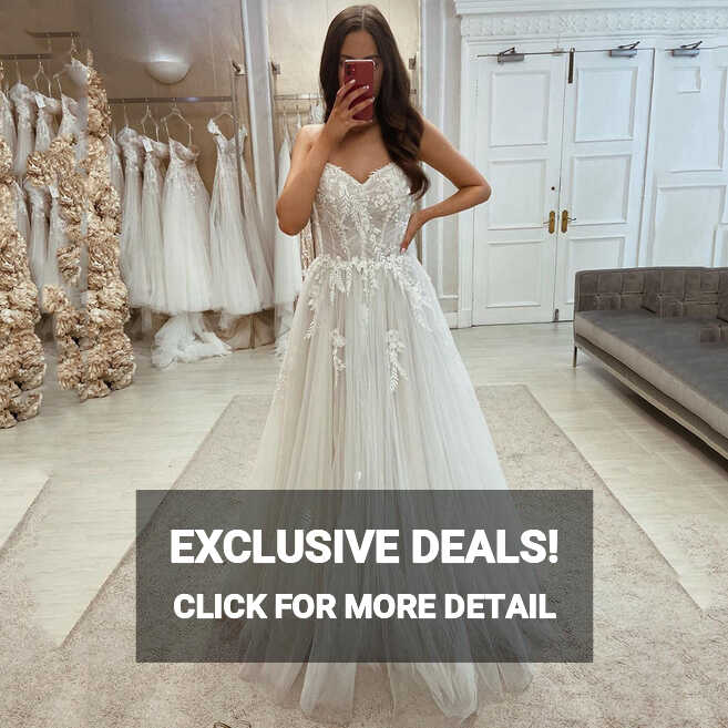 Fairy Ivory Wedding Dresses Lace Vestido de Noiva 2024 A Line ...