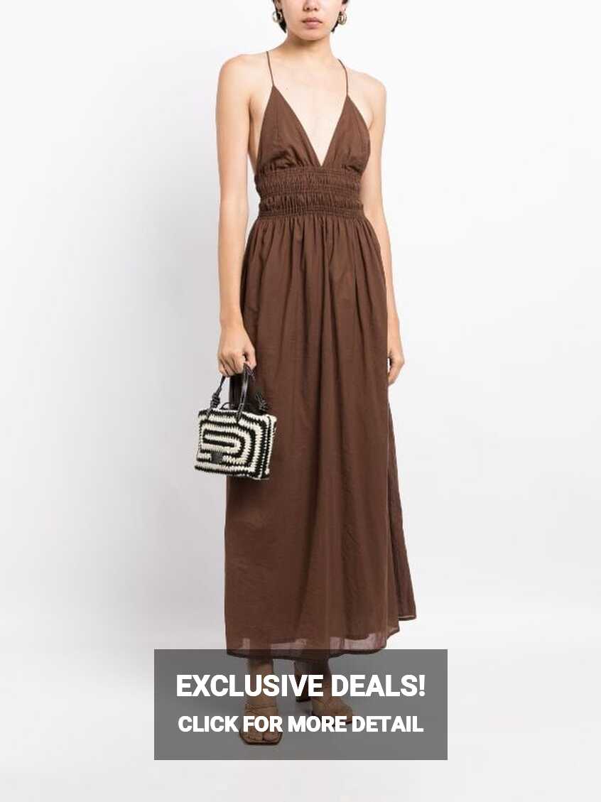 Faithfull The Brand Bisetta V-neck Sleeveless Maxi Dress - Farfetch