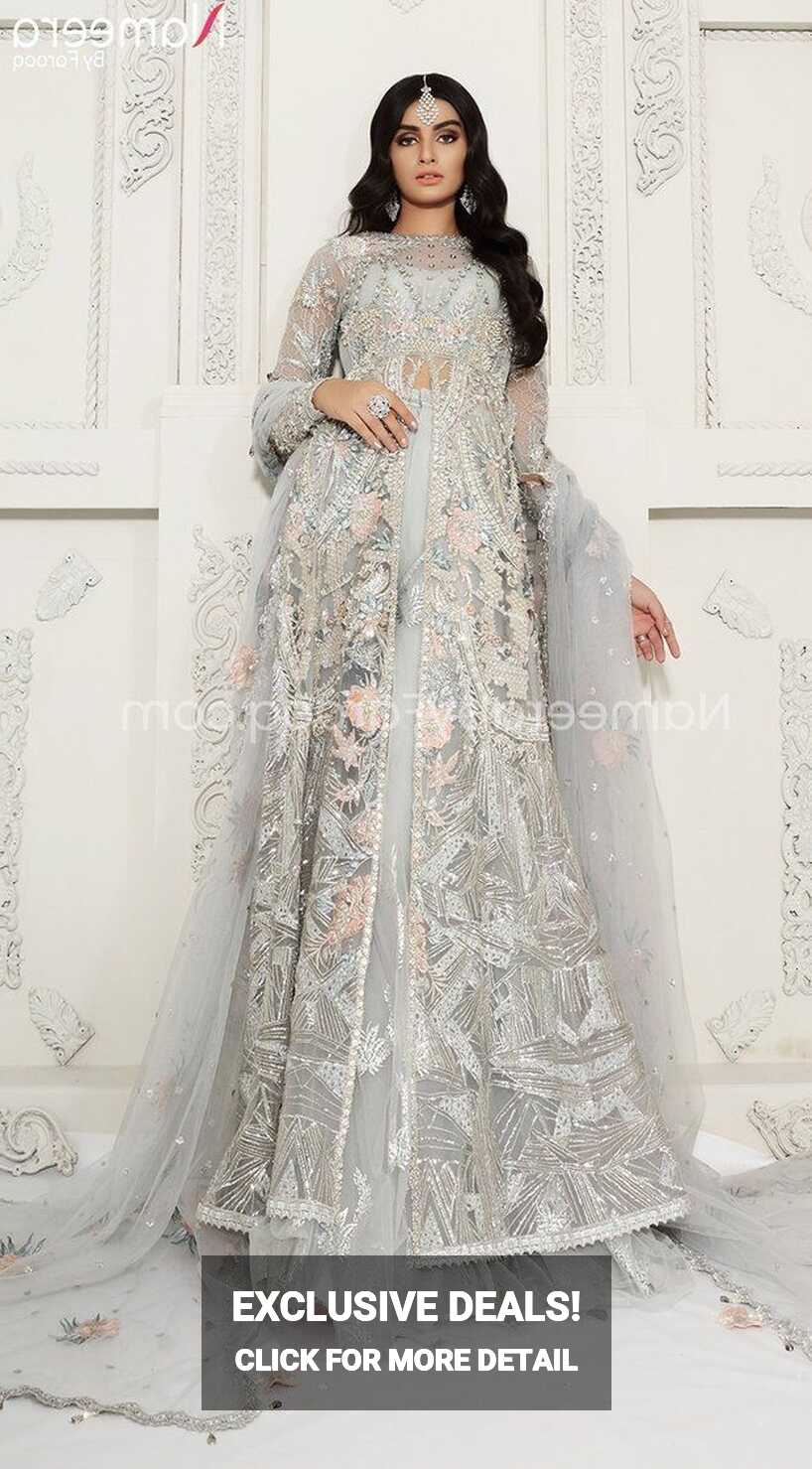 Fancy Bridal Maxi Dress Pakistani Online 2021 #BB216