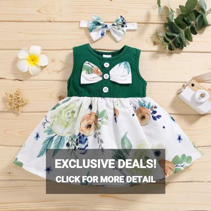 Fashion Children Clothes Summer Cotton Baby Girl Dresses ...