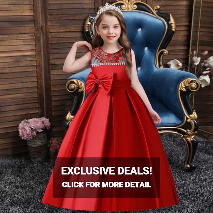 Fashion Girls Children Kids New Arrival Maxi Birthday Wedding ...