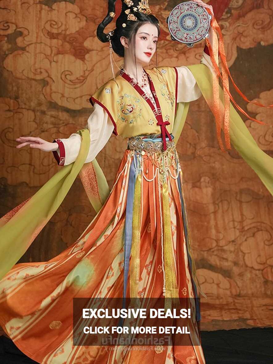 Fashion Hanfu Chinese Traditional Dress Tang Dynasty Clothing ...