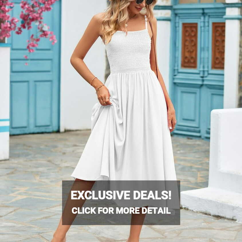 Finelylove Elegant Full Length Party Dress for Women, Sleeveless V ...