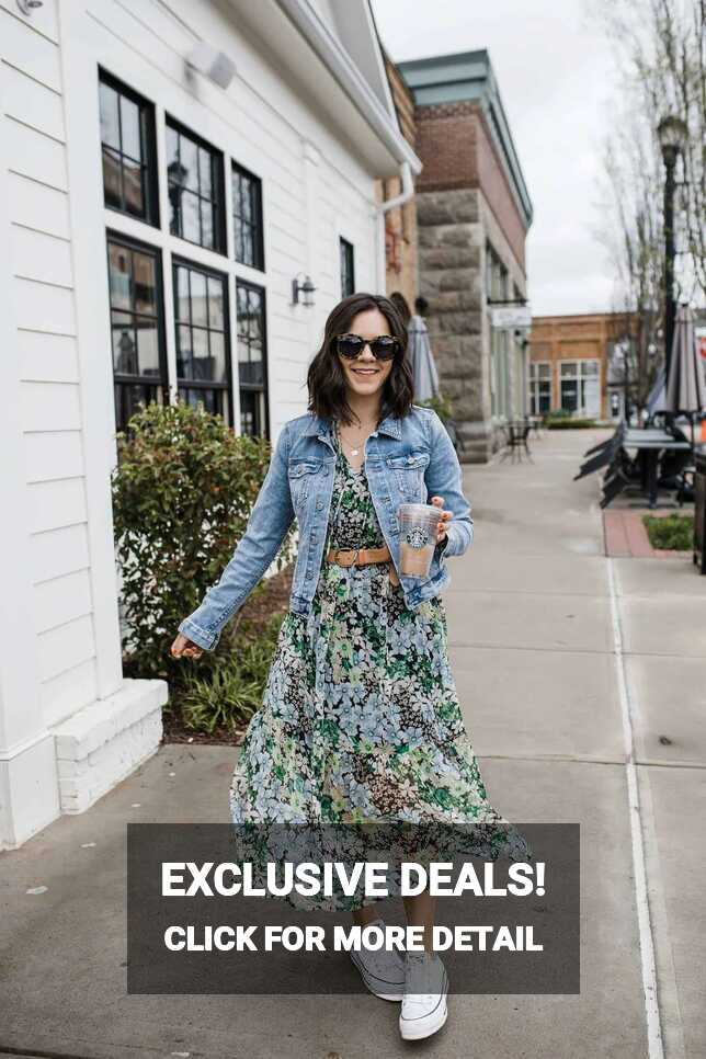 Floral Dress Styled Two Ways For Summer - an indigo day