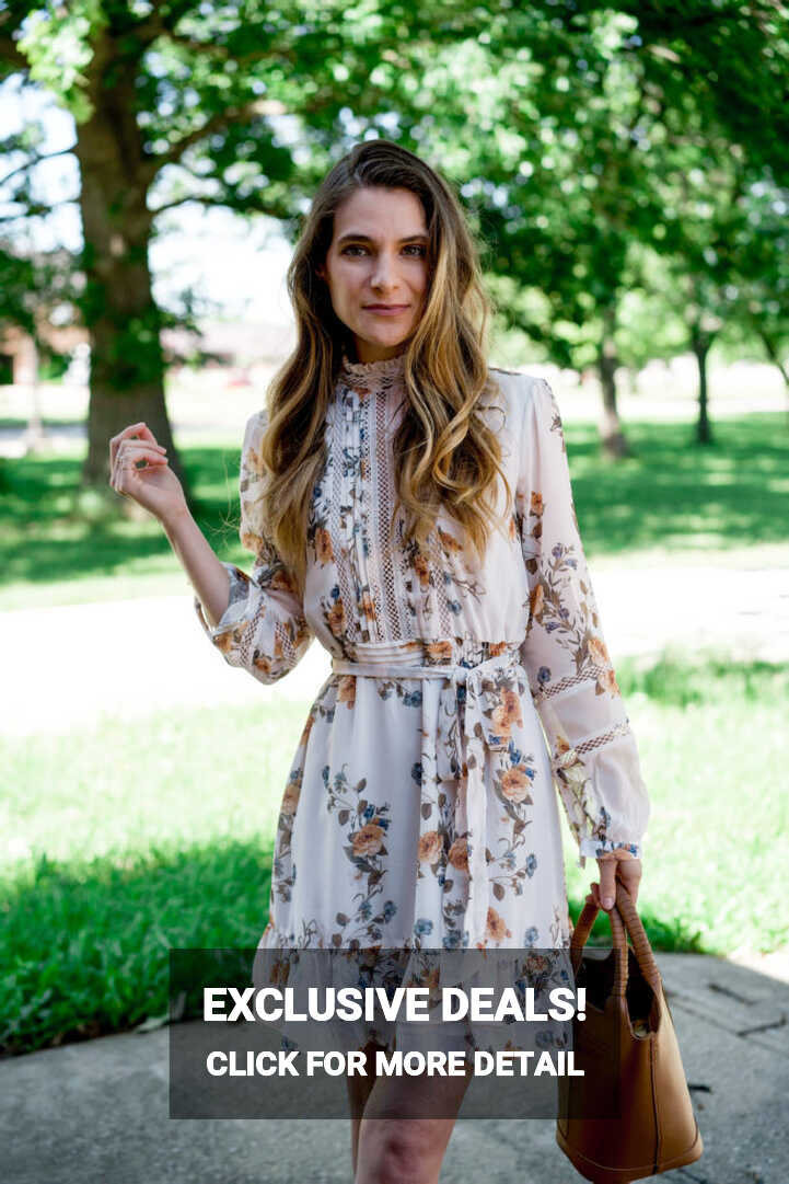 Floral Long Sleeve Dress Perfect For Summer - Cassie Brady