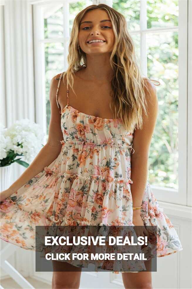 Floral Summer Boho Mini Dress