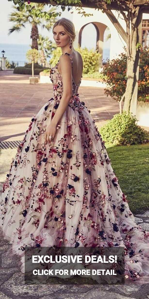 Floral Wedding Dresses: 18 Gowns For Your Magic Party