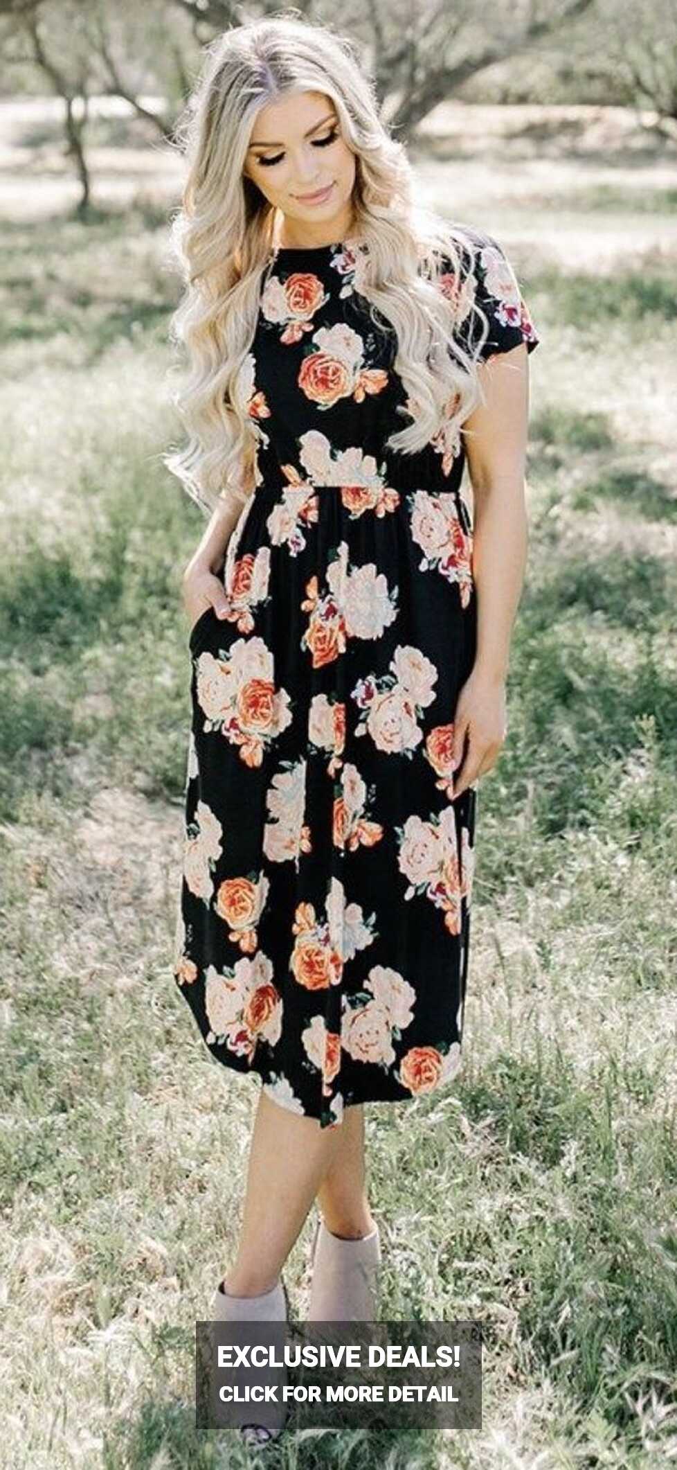 Floral below the knee dress. Stitch Fix Spring/summer 2017 ...