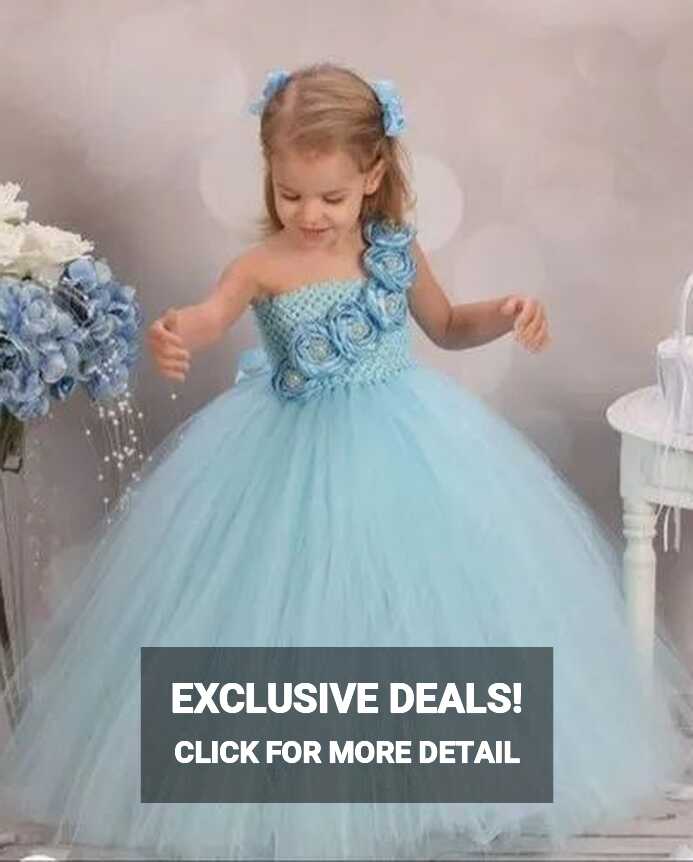 Flower Girl BlueTutu Dress For Birthday Party at Rs 2600/piece ...