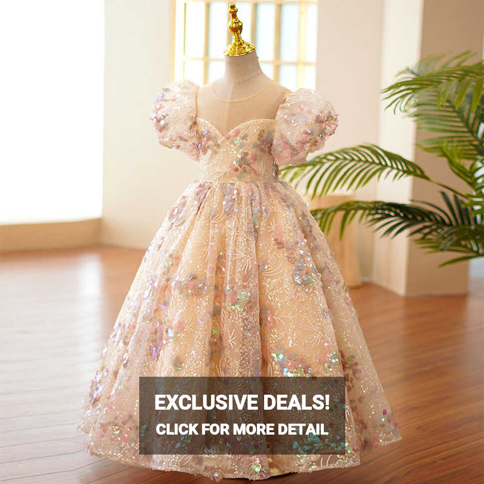 Flower Girl Dresses Girls Pageant Formal Dress Baby Girl Luxury ...