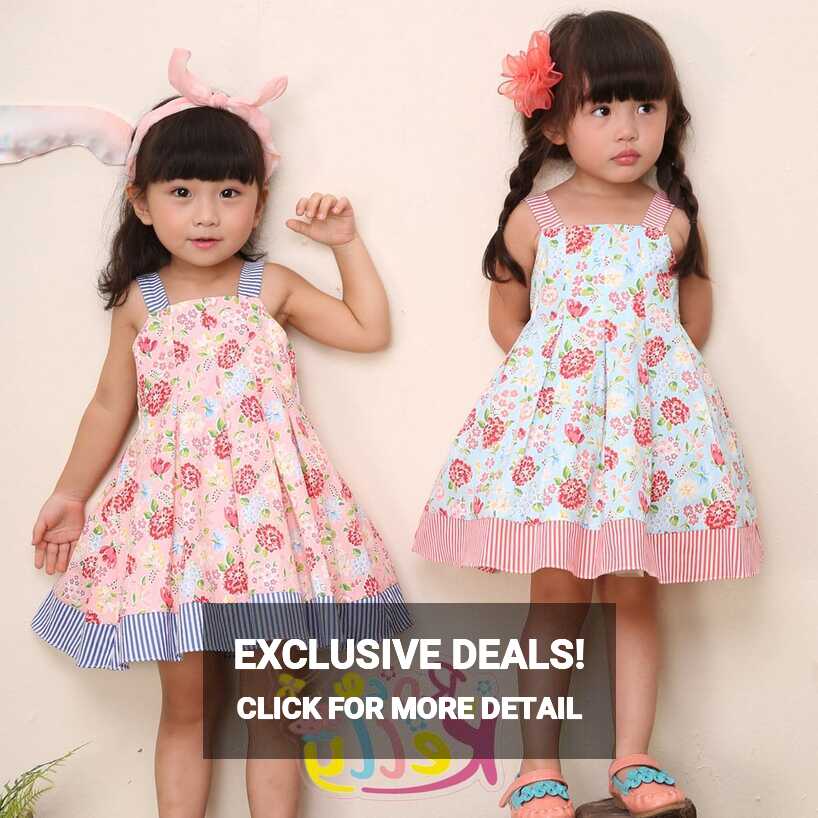 Flower Pattern Cotton Baby Frock Dress in Baby Clothes - China ...