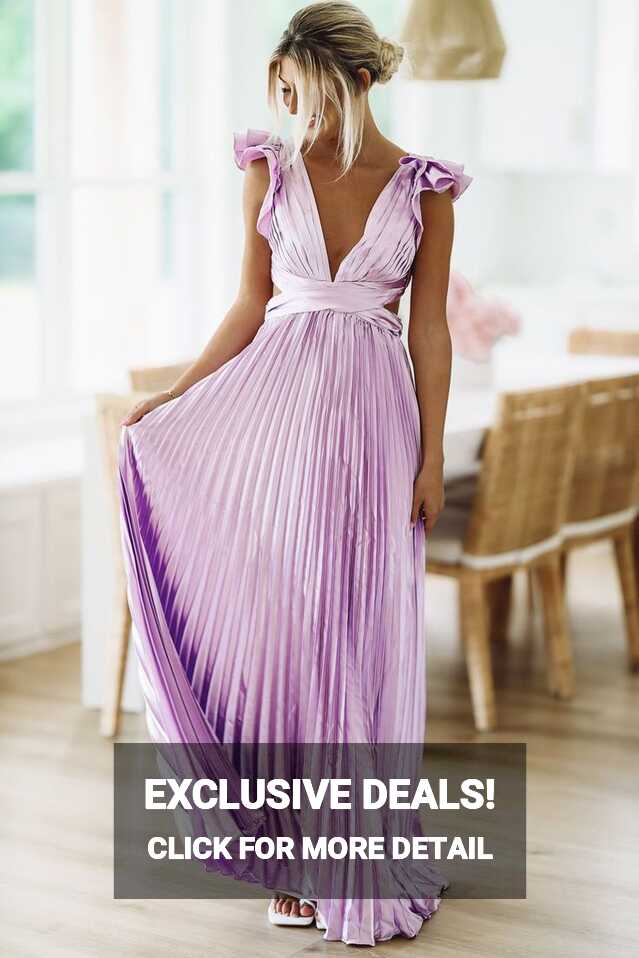 For Keeps Maxi Gown - Lavender