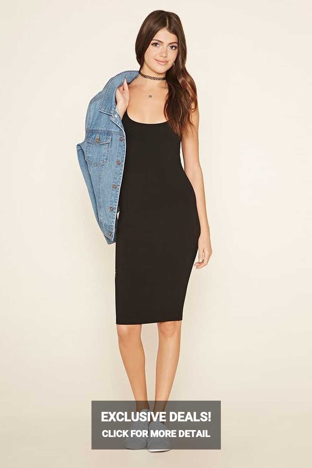 Forever 21 Bodycon Midi Dress | Midi dress bodycon, Casual dress ...