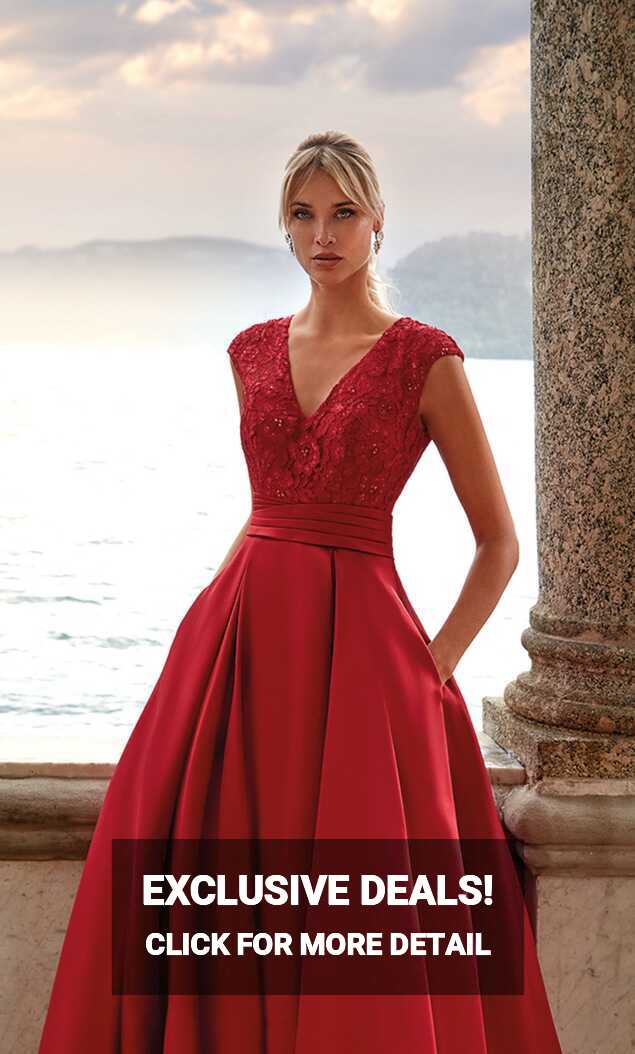 Formal Dress: 27278. Long, V-Neck, Medium Fullness | Alyce Paris