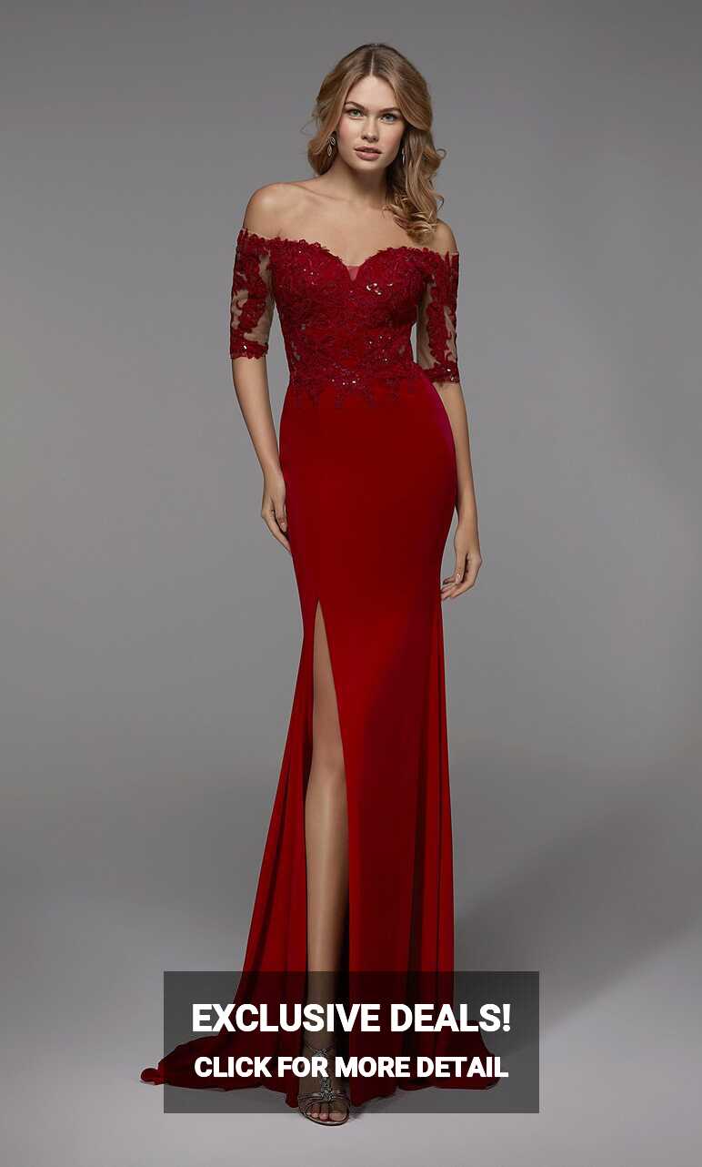 Formal Dress: 27518. Long Sexy Dresses, Off The Shoulder, Straight ...