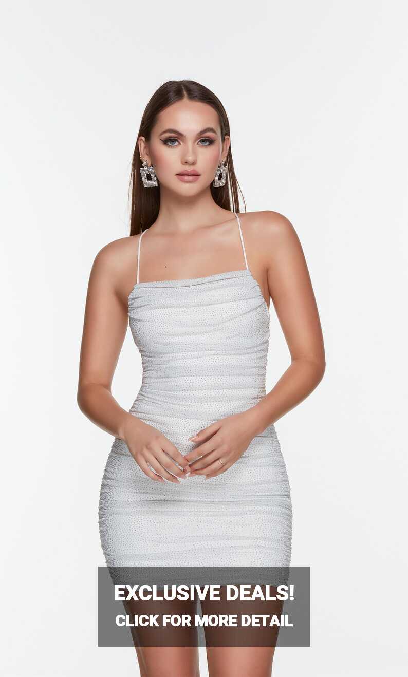 Formal Dress: 4570. Short, Square Neckline, Straight | Alyce Paris