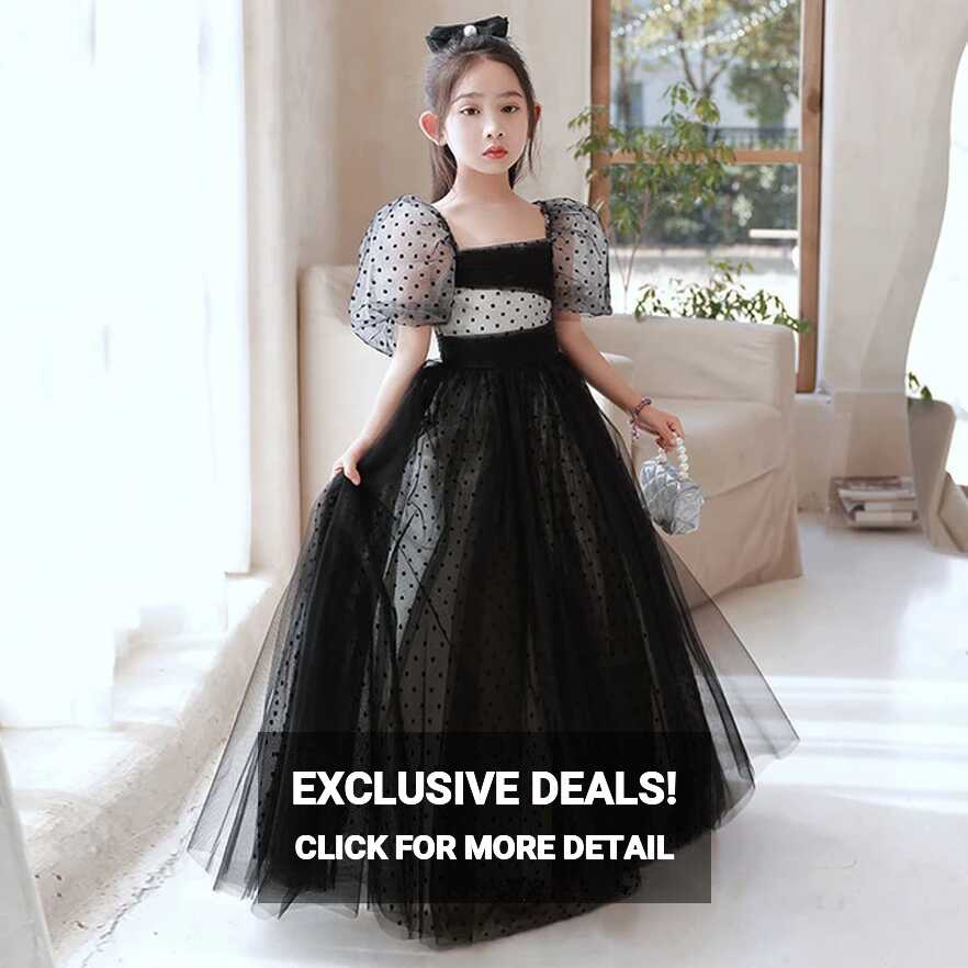 Formal Evening Dresses for Girls Wedding Dress Spot Lace Prom ...