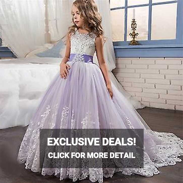 Formal Girl Princess Dress Long Dress Girl Party Gown Backless ...