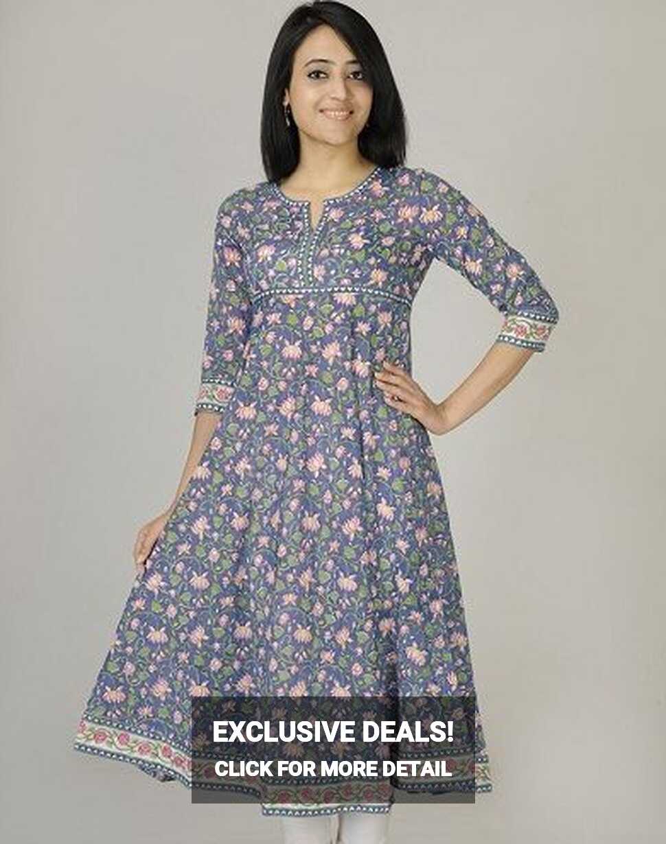 Frock Style Kurtis for Women - Try This 15 Beautiful Collection