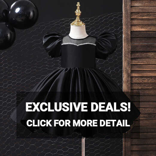 Gaby Chic Toddler Princess Black Occasion Dress – Gabriellesboutique