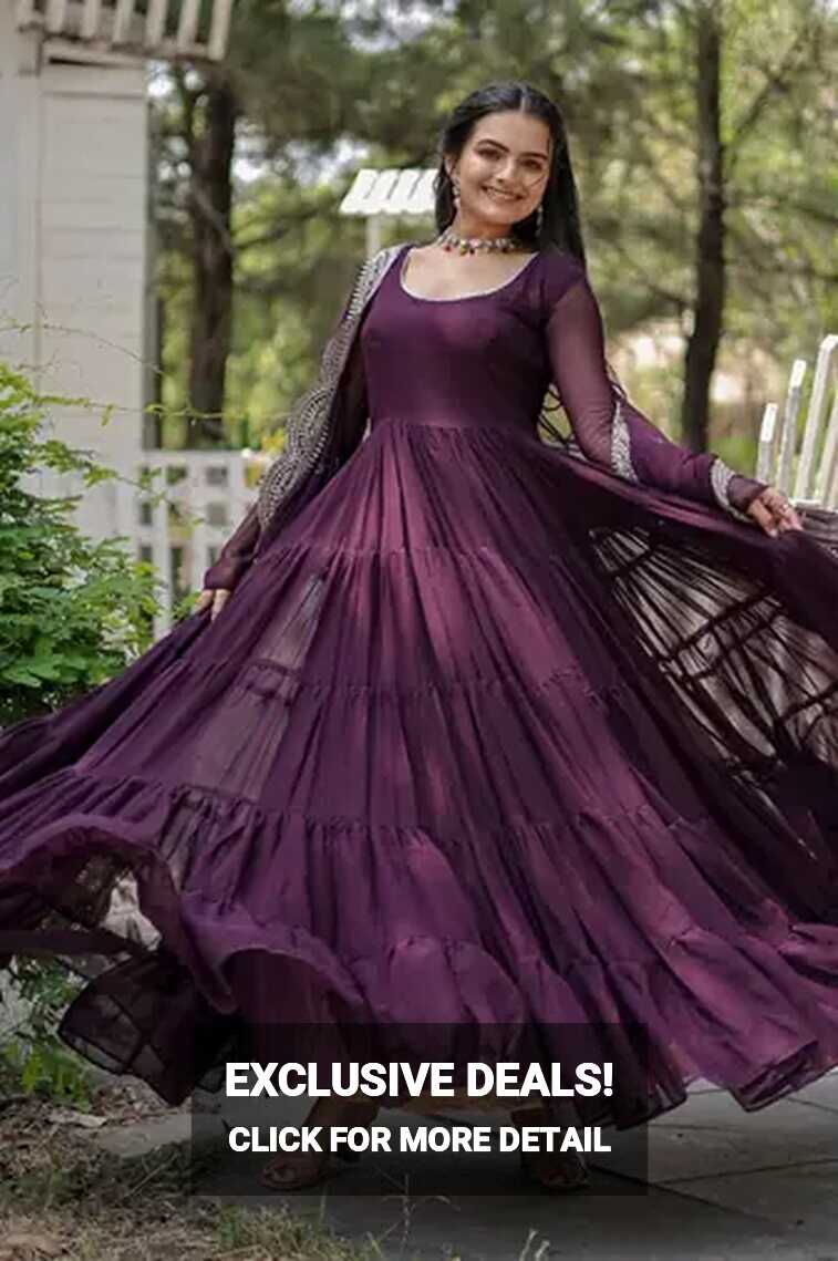 Georgette Gowns - Shop Georgette Gown Dress Designs Online