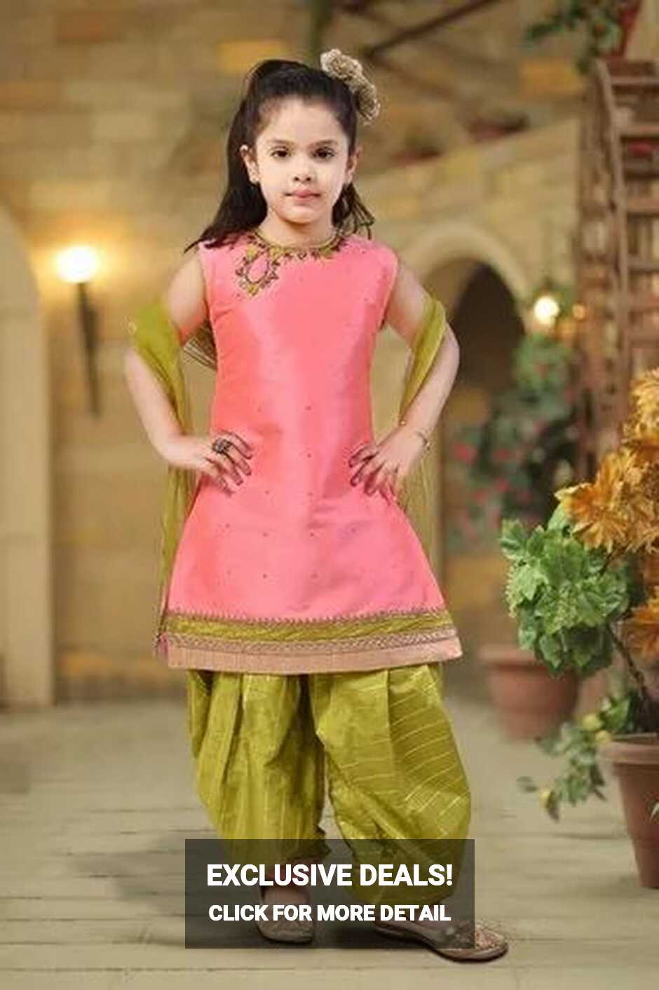 Georgette Party Wear Kids Designer Salwar Kameez Suits at Rs 1365 ...