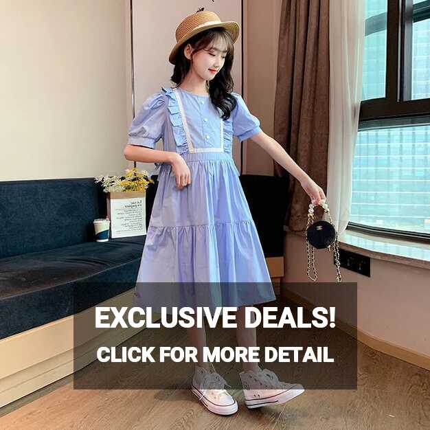 Girl Casual Dress 2022 New Fashion Princess Dresses Girls Sweet ...