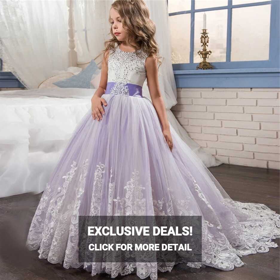 Girl Elegant Princess Dress Teenage Girls 8 12 14 Years Girls ...