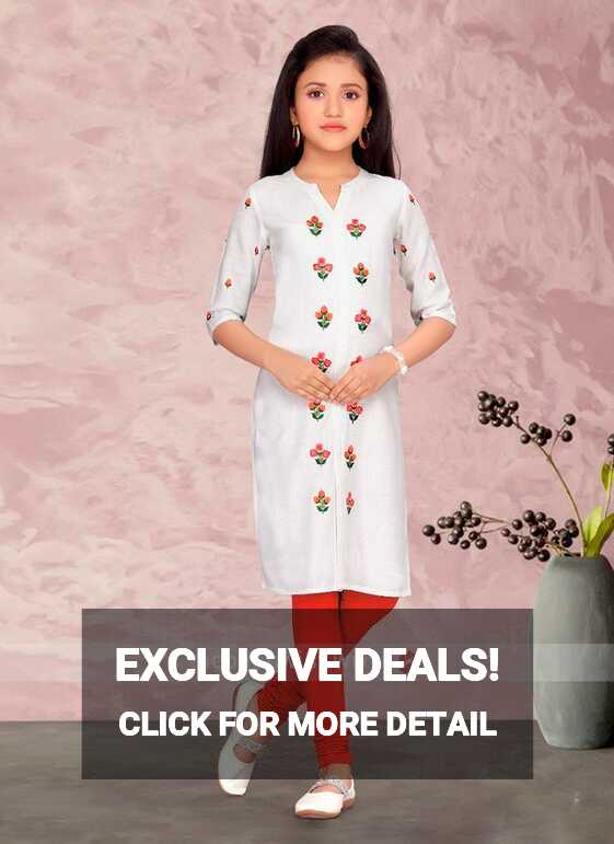 Girls Cotton Kurti Set