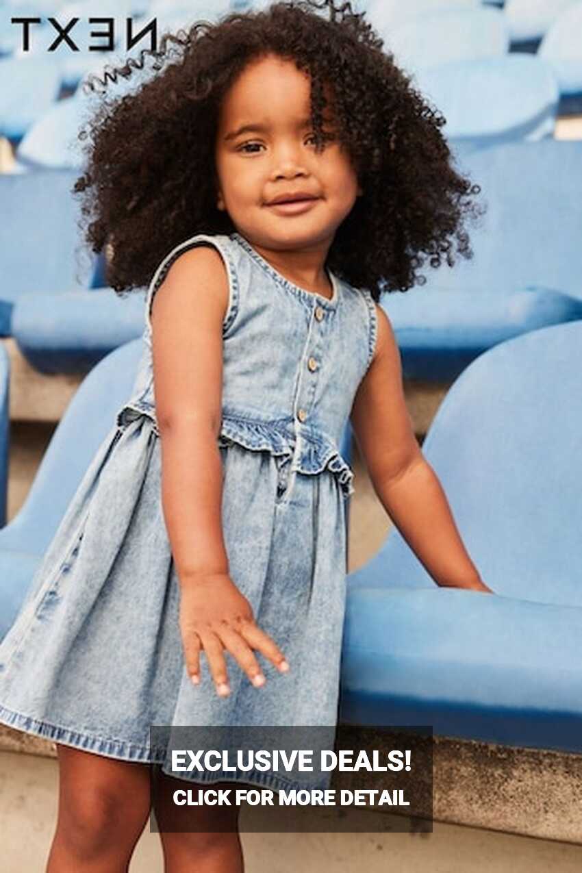 Girls Denim Dresses | Girls Denim Pinafore | Next UK