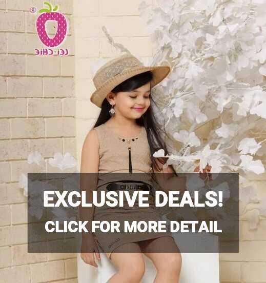 Girls Fawn Party Wear Dress with Hat at Rs 750/piece | Children ...