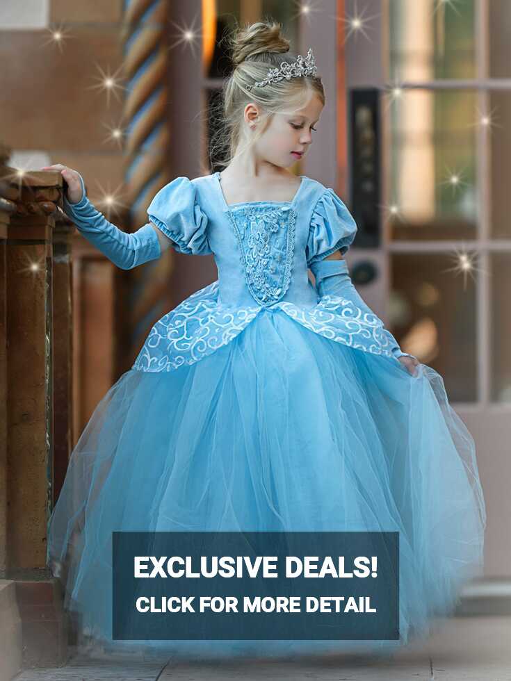 Girls Halloween Costumes | Cinderella Inspired Gown - Mia Belle Girls