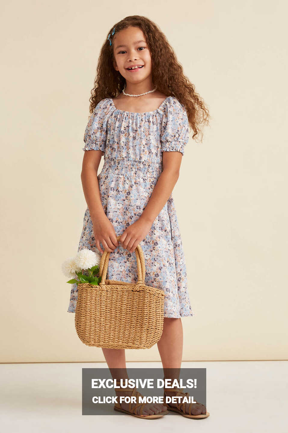 Girls Puff Sleeve Summer Dresses | Cute Girls&#39; Clothes – Hayden Girls