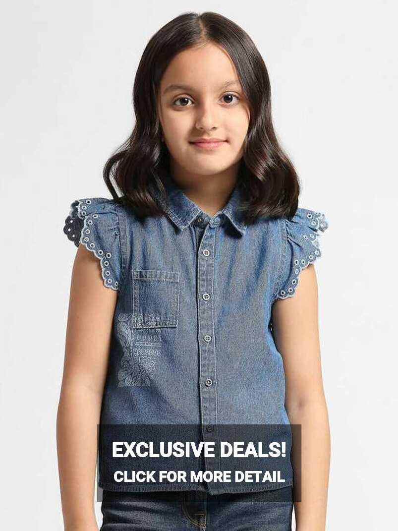 Girls Tops Denim Jeans - Buy Girls Tops Denim Jeans online in India