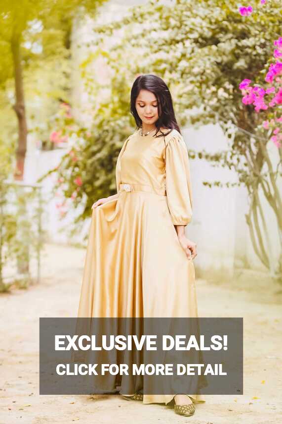 Golden Fairy Silk Maxi – Faash Wear