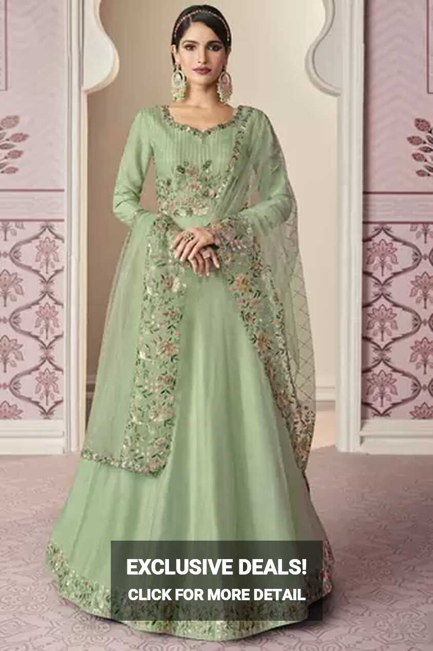 Green Salwar Kameez | Buy Green Salwar Suits Online US UK