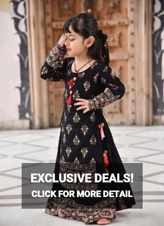 HARASHA FASHION Girls Printed Anarkali Kurta - Buy HARASHA FASHION ...