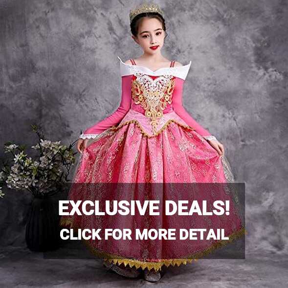 HONPOLO Girls Cosplay Princess Dress Cosplay Costume Princess ...